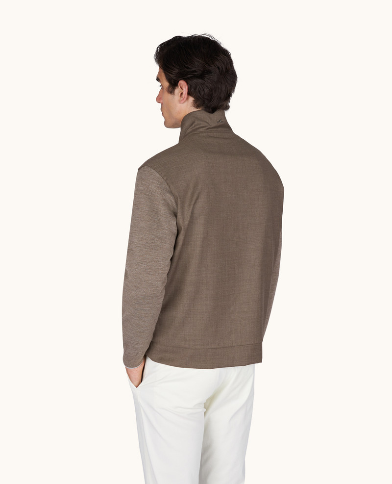 Paul & Shark HYBRID BLOUSON IN WOOL AND SILK outlook