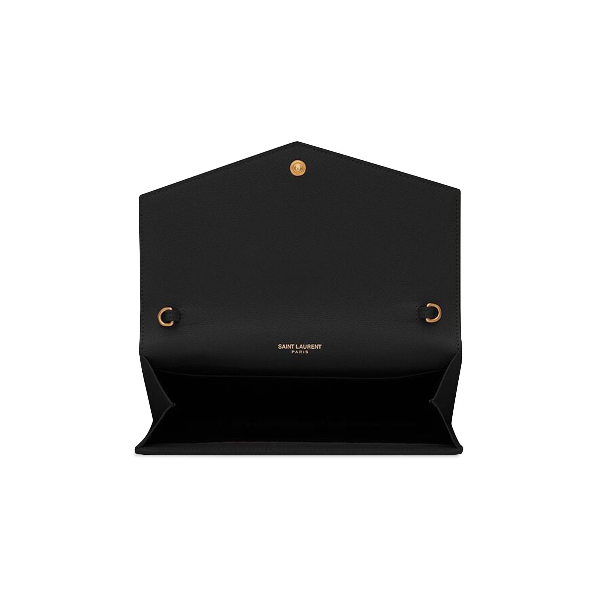 Saint Laurent Uptown Wallet On Chain 'Nero' - 3