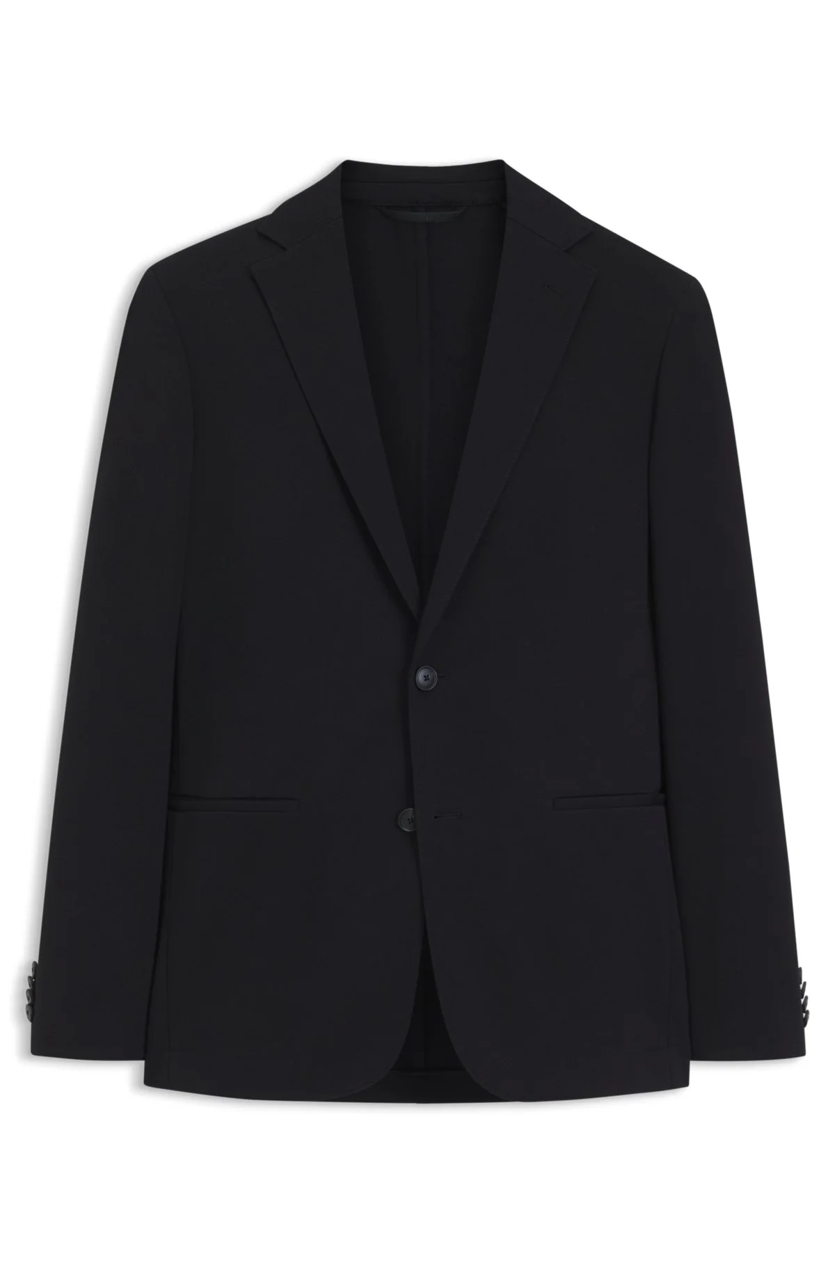SLIM-FIT BLAZER IN COTTON-BLEND JERSEY - 1
