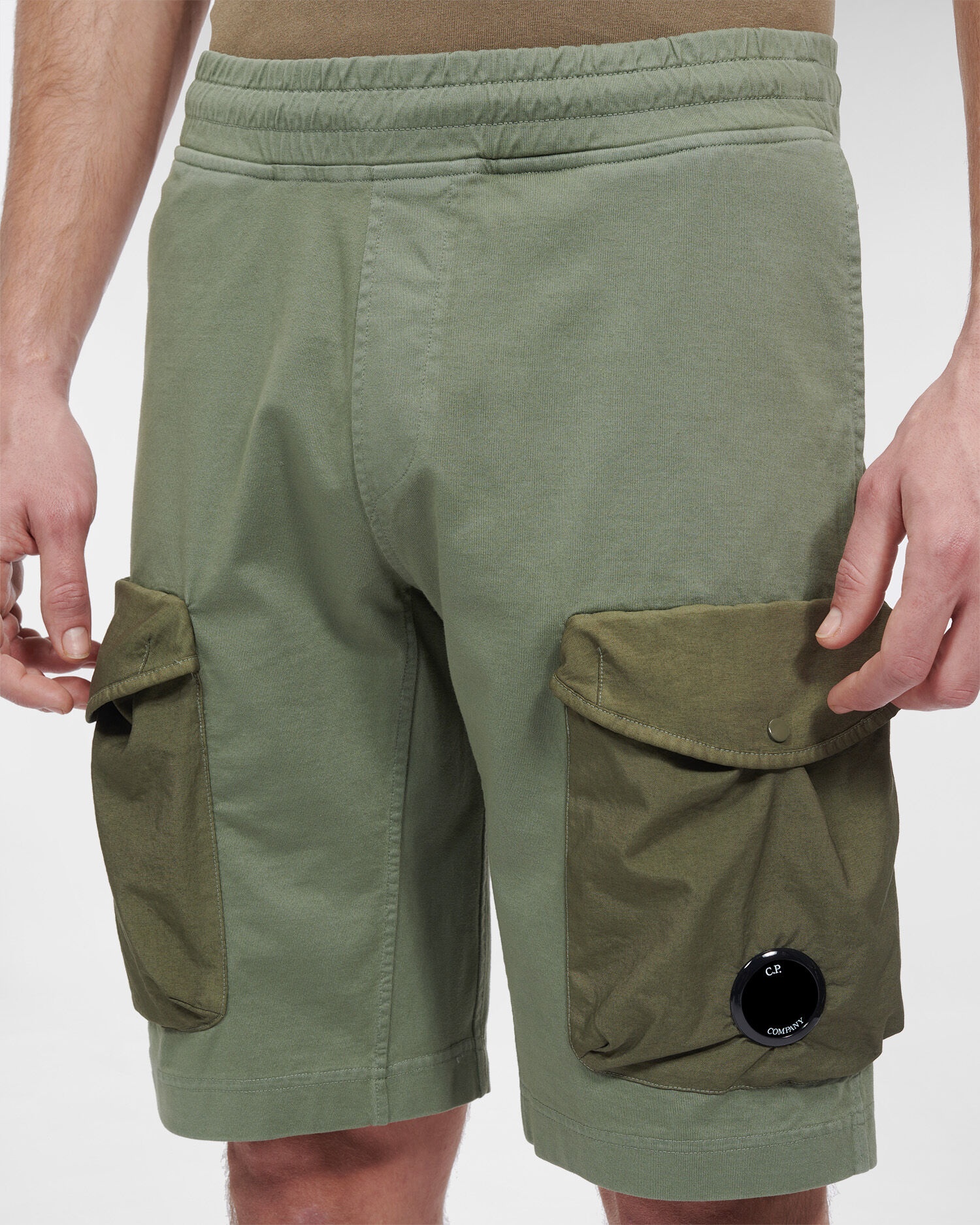 Heavy Jersey Mixed Cargo Shorts - 5