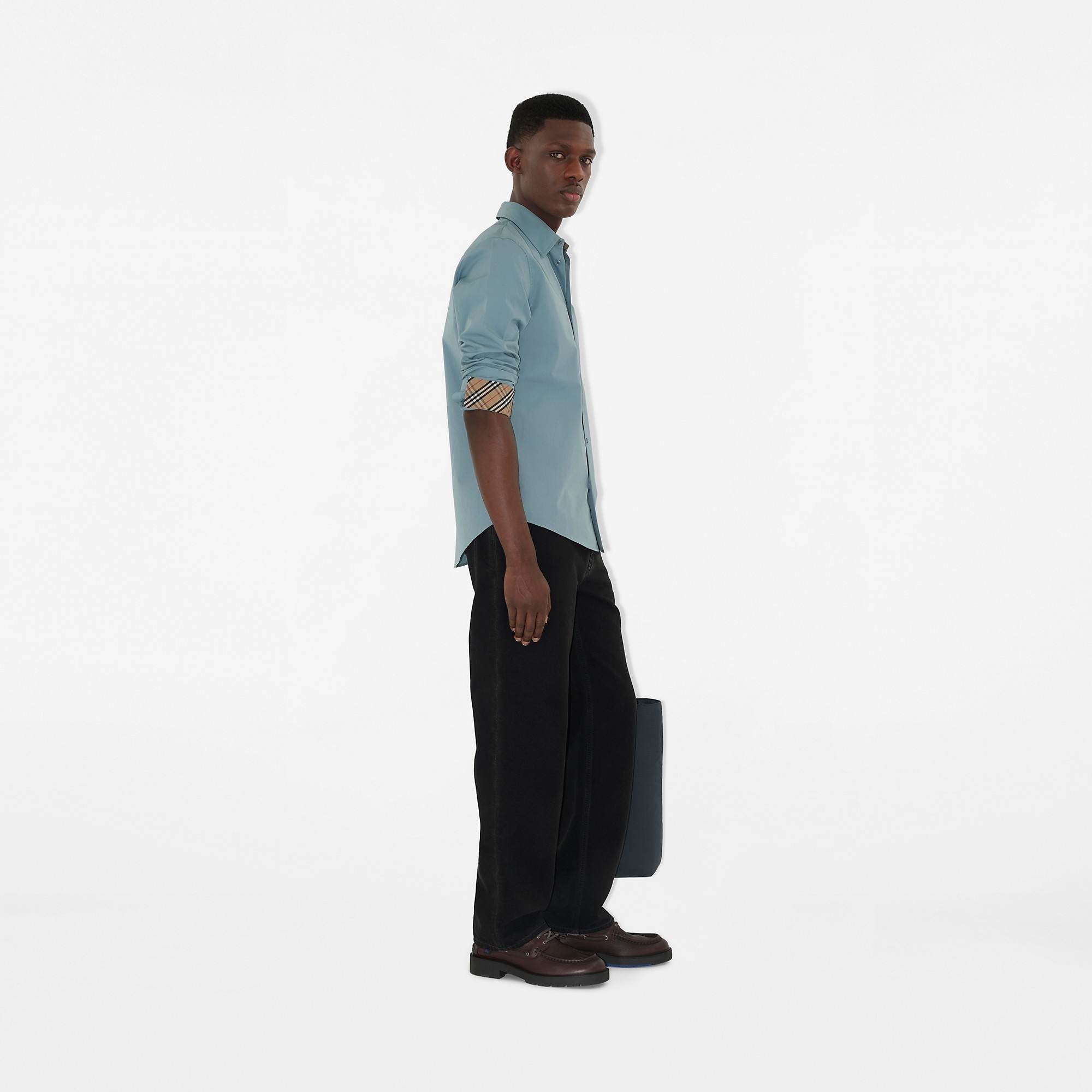 Slim Fit Cotton Poplin Shirt - 3
