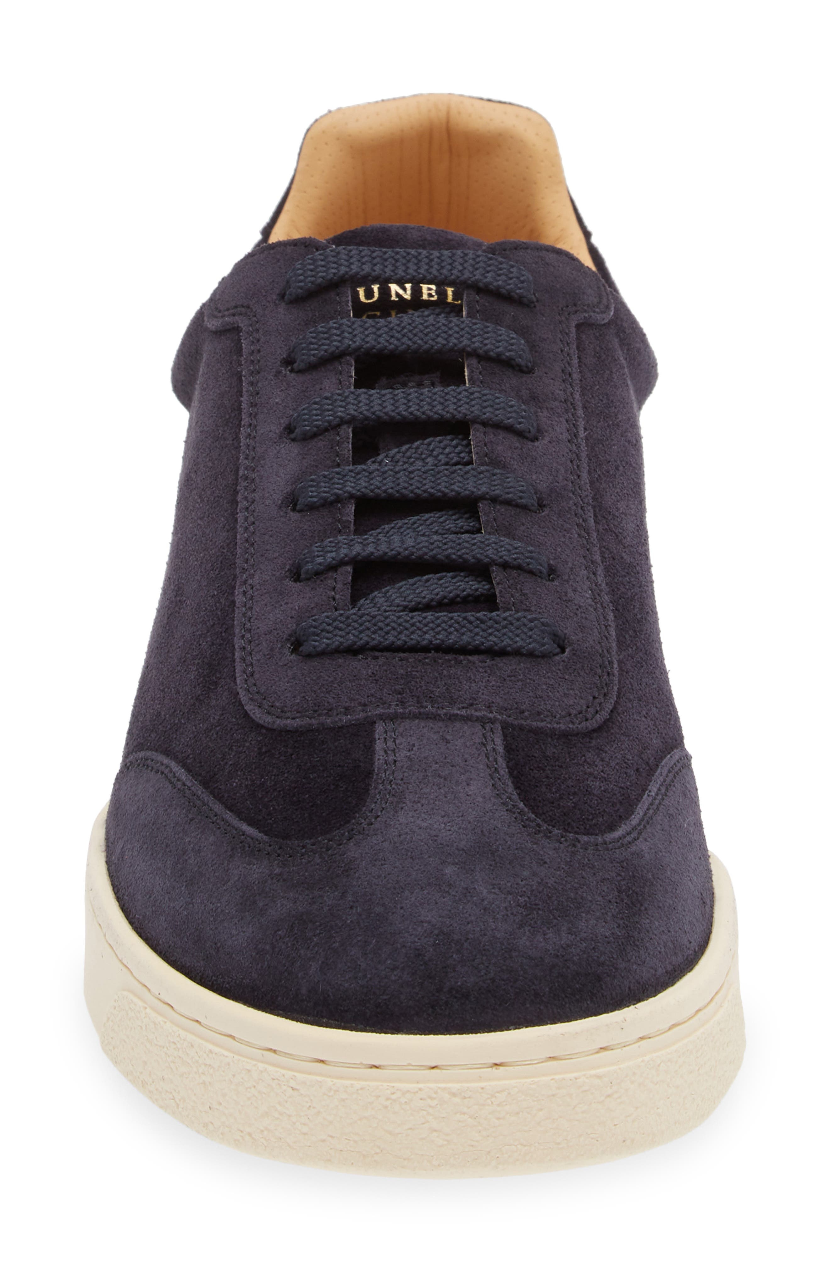 Brunello Cucinelli Suede Low Top Sneaker in Navy at Nordstrom - 4