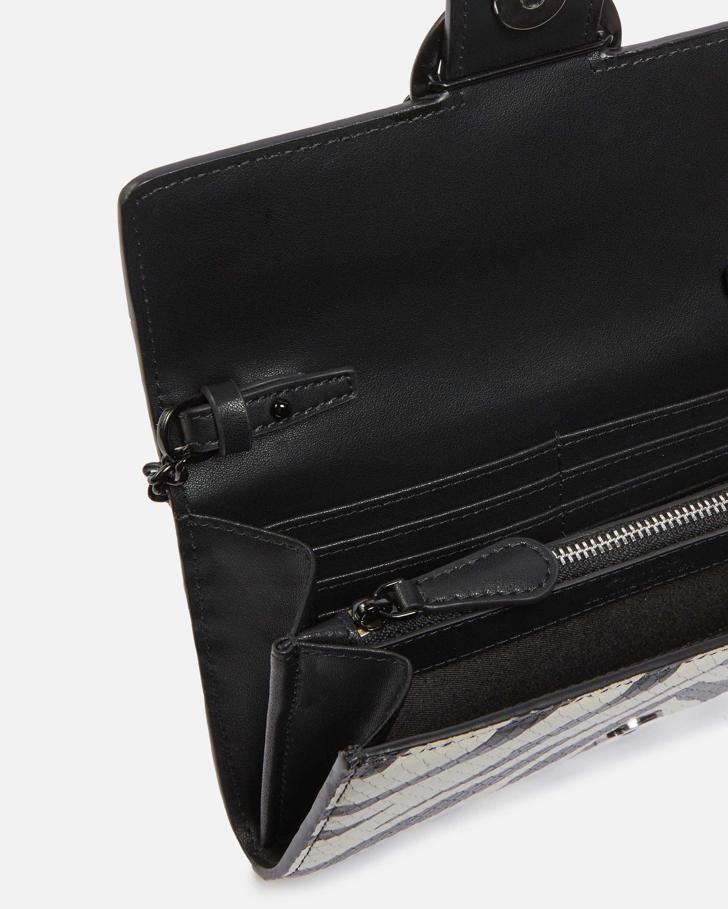 ZEBRA-PATTERNED WALLET WITH SHOULDER STRAP - 4