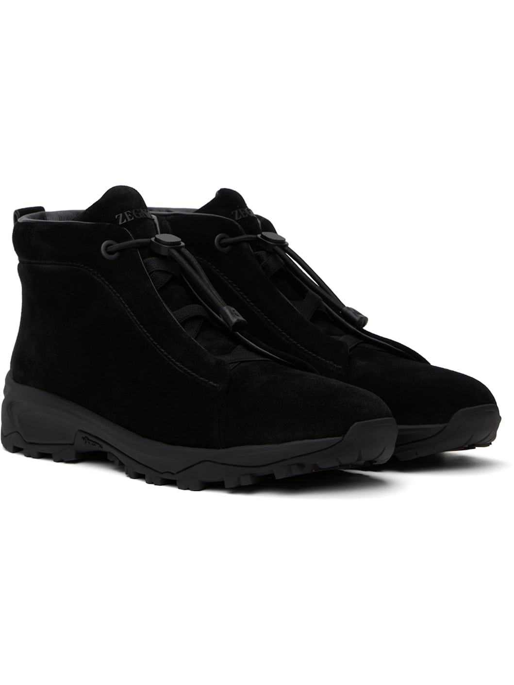 Black Triple Stitch Vetta High-Top Sneakers - 4