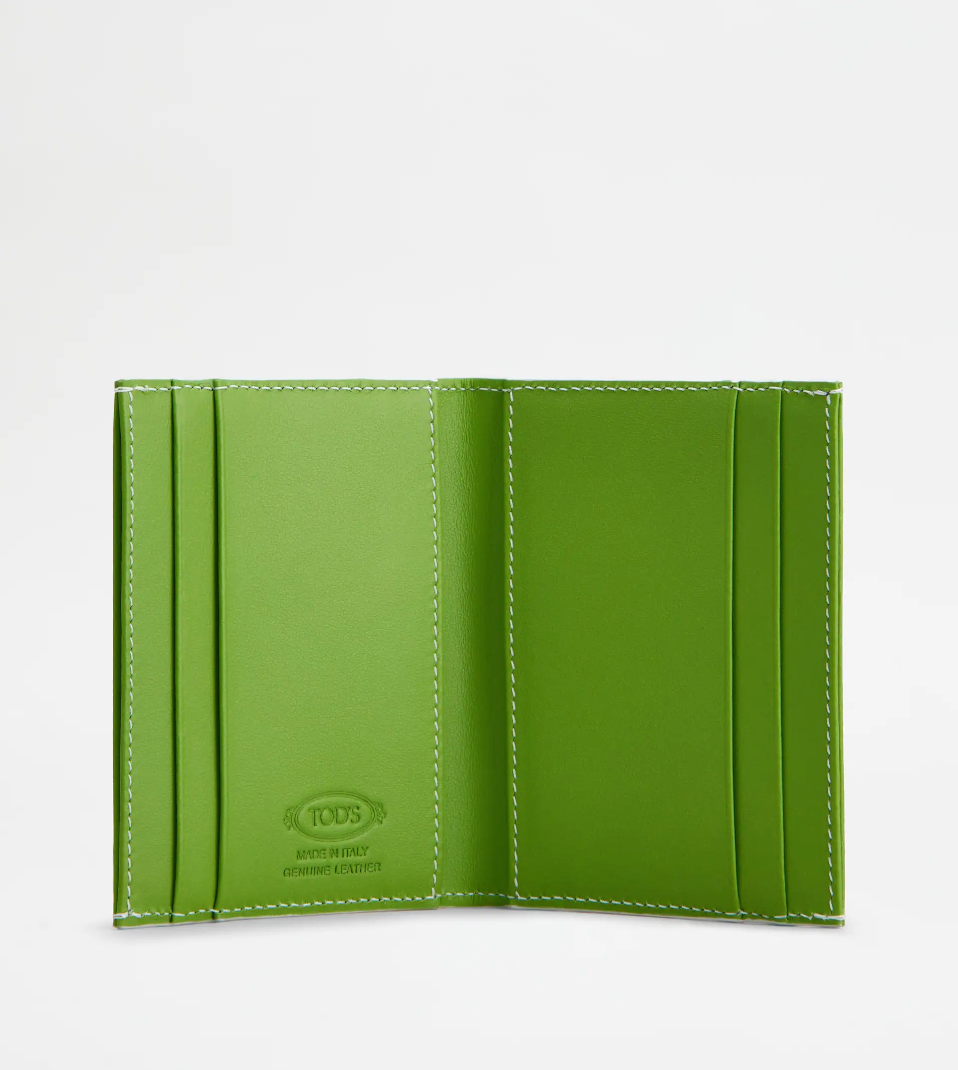 WALLET IN LEATHER - GREEN - 4
