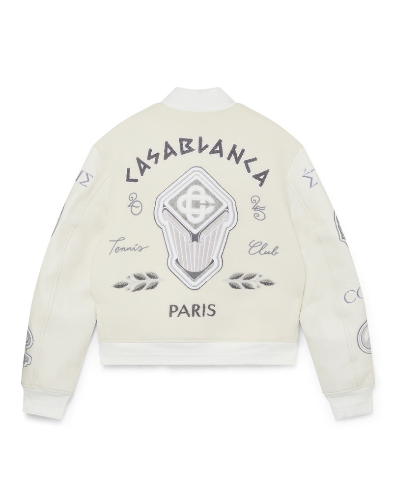 CASABLANCA Chenille Patchwork Bomber Jacket | Casablanca Paris outlook