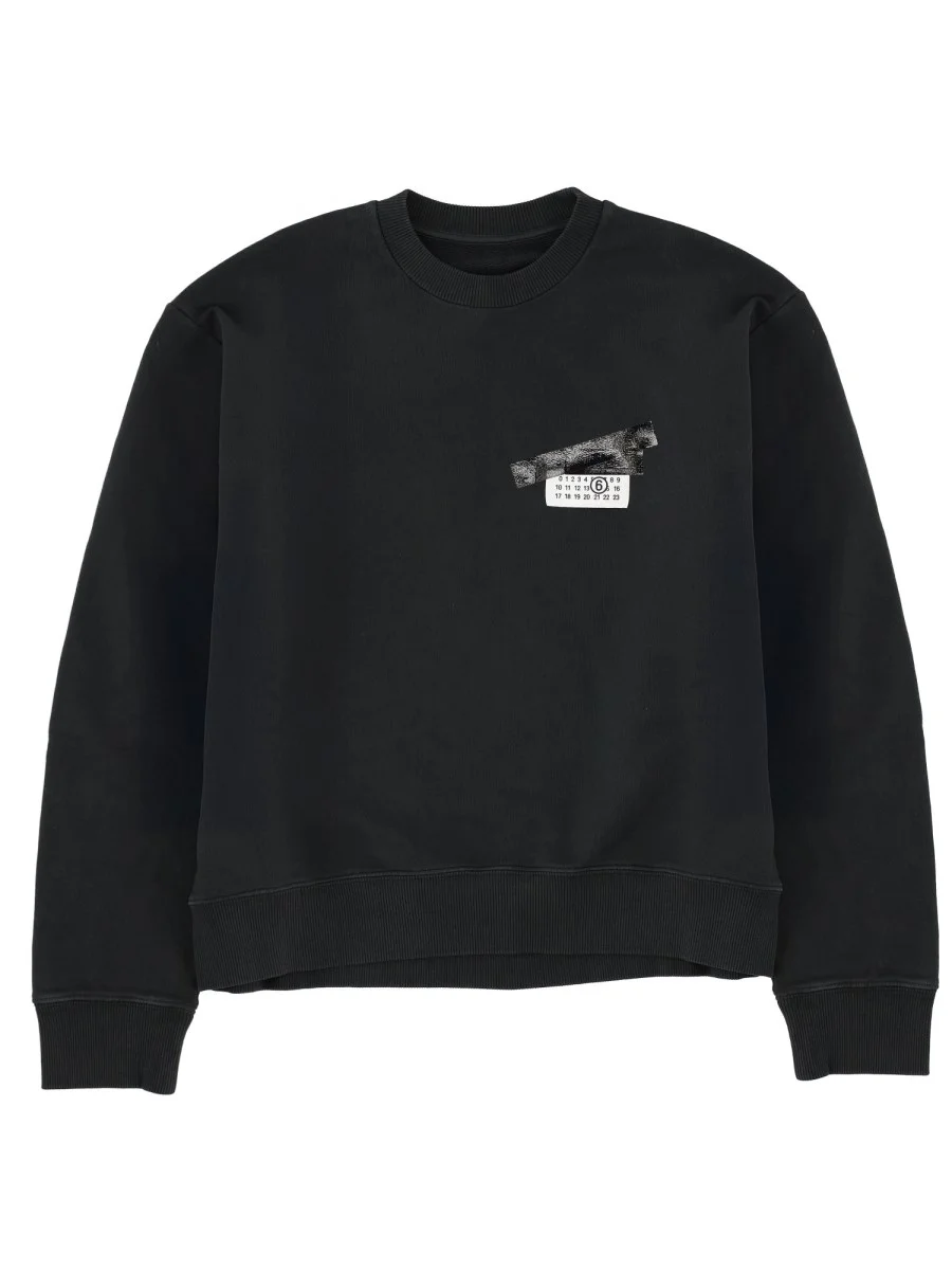 COTTON SWEATSHIRT WITH LOGO - 1