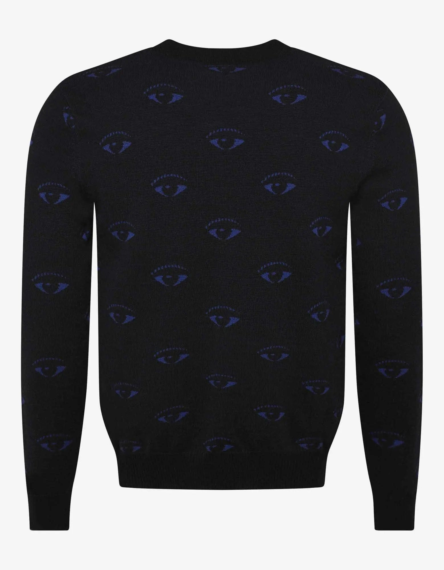 Kenzo Black Eye Monogram Wool-Blend Sweater - 2