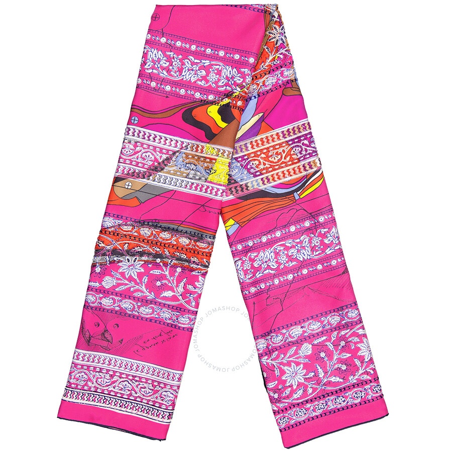 Hermes Pegase Au Bloc Embroidered Scarf - 3