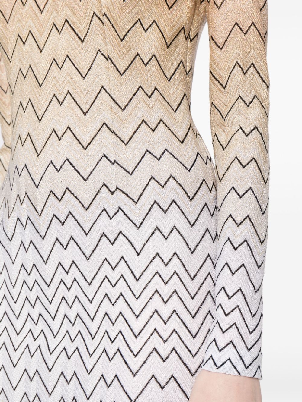 zigzag midi dress - 5