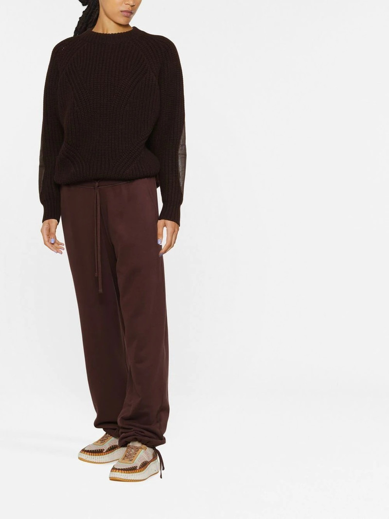 Golden Goose elbow-patch ribbed-knit jumper outlook