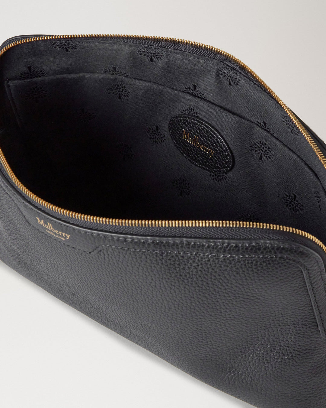Medium Cosmetic Pouch Black Small Classic Grain - 3