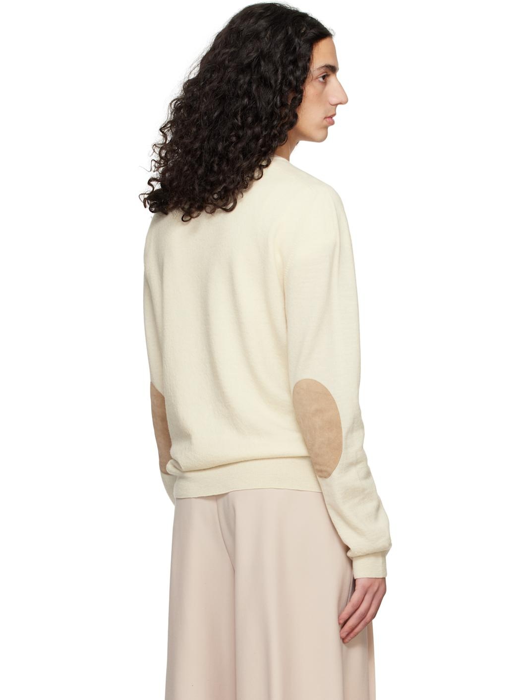 Off-White Elbow Patch Sweater - 3