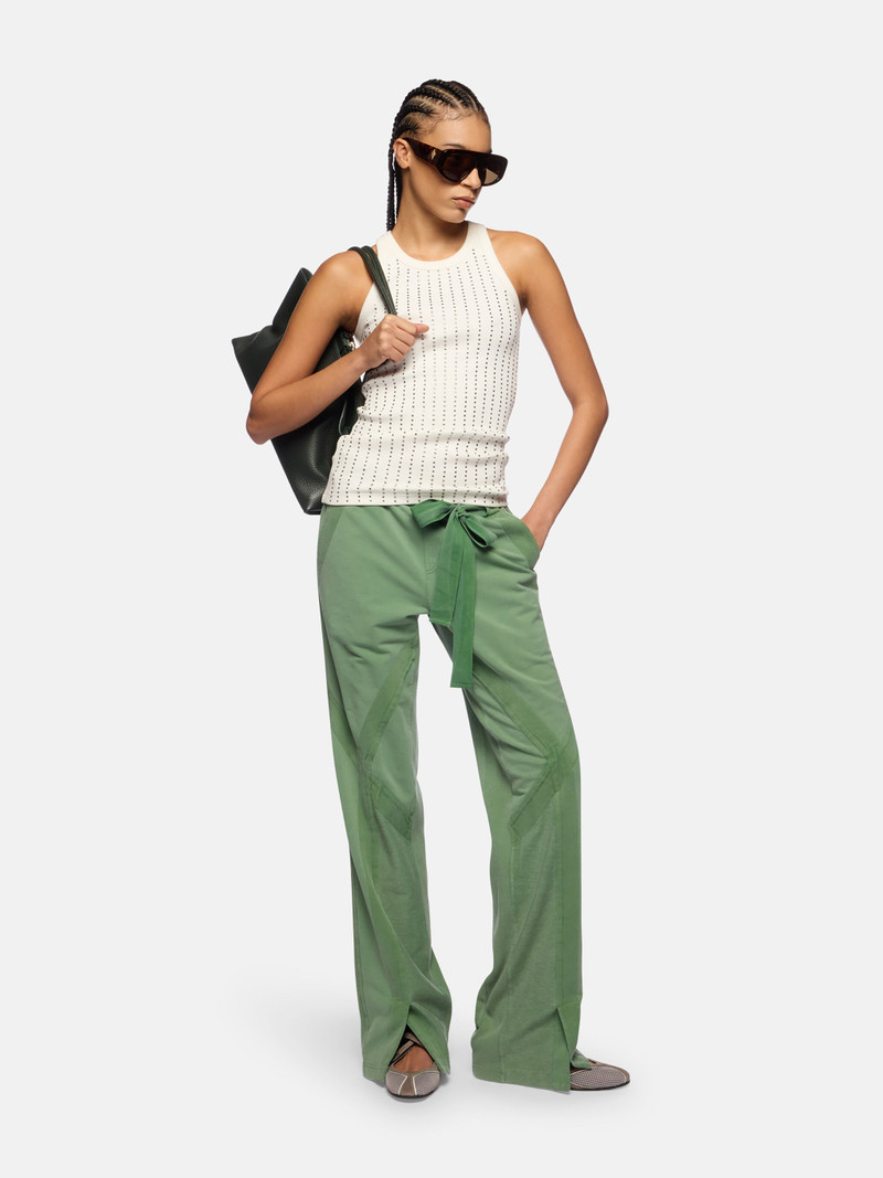 THE ATTICO LIGHT GREEN LONG PANT outlook