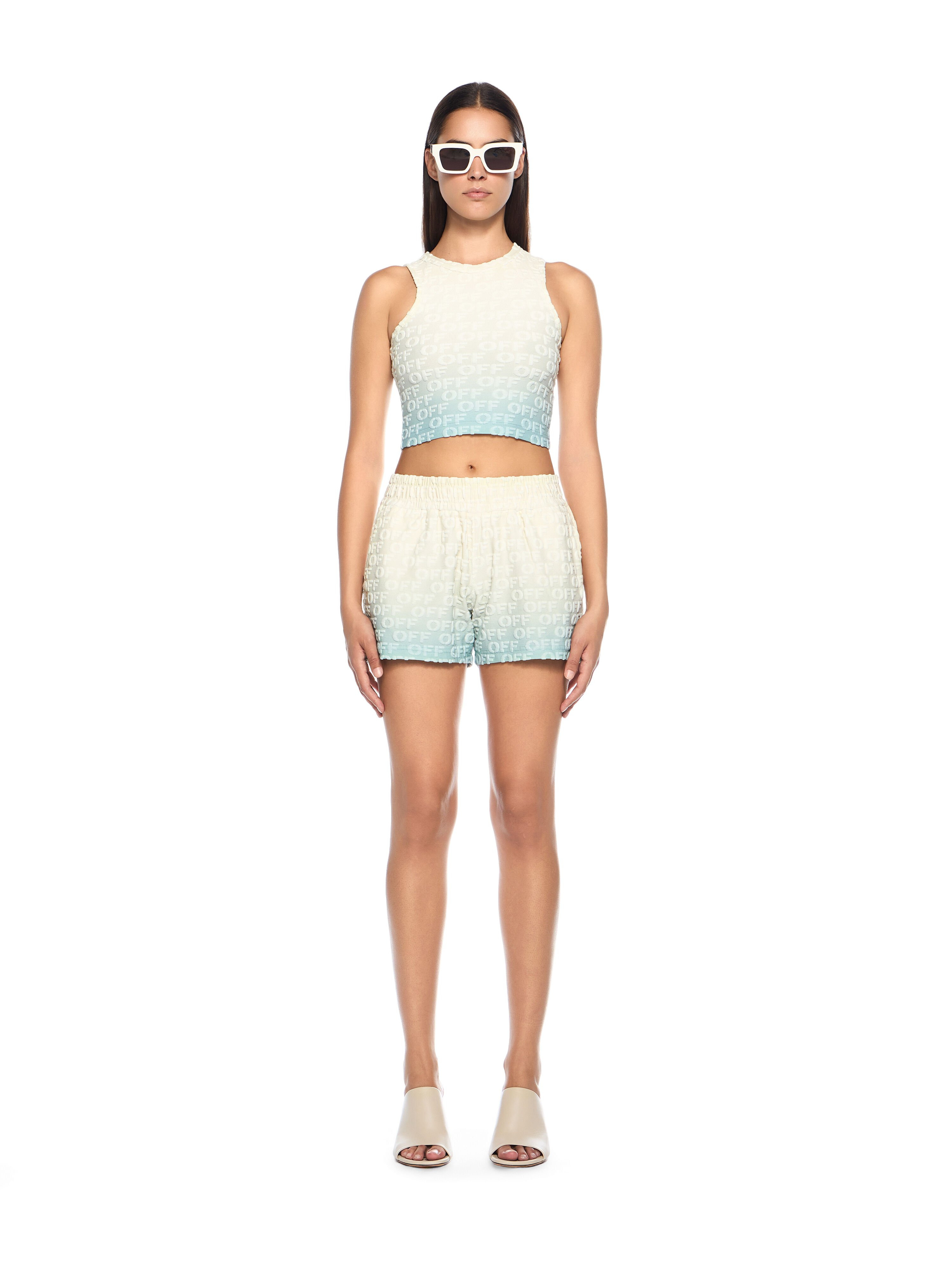 Terry Gradient Knit Tank Top - 2