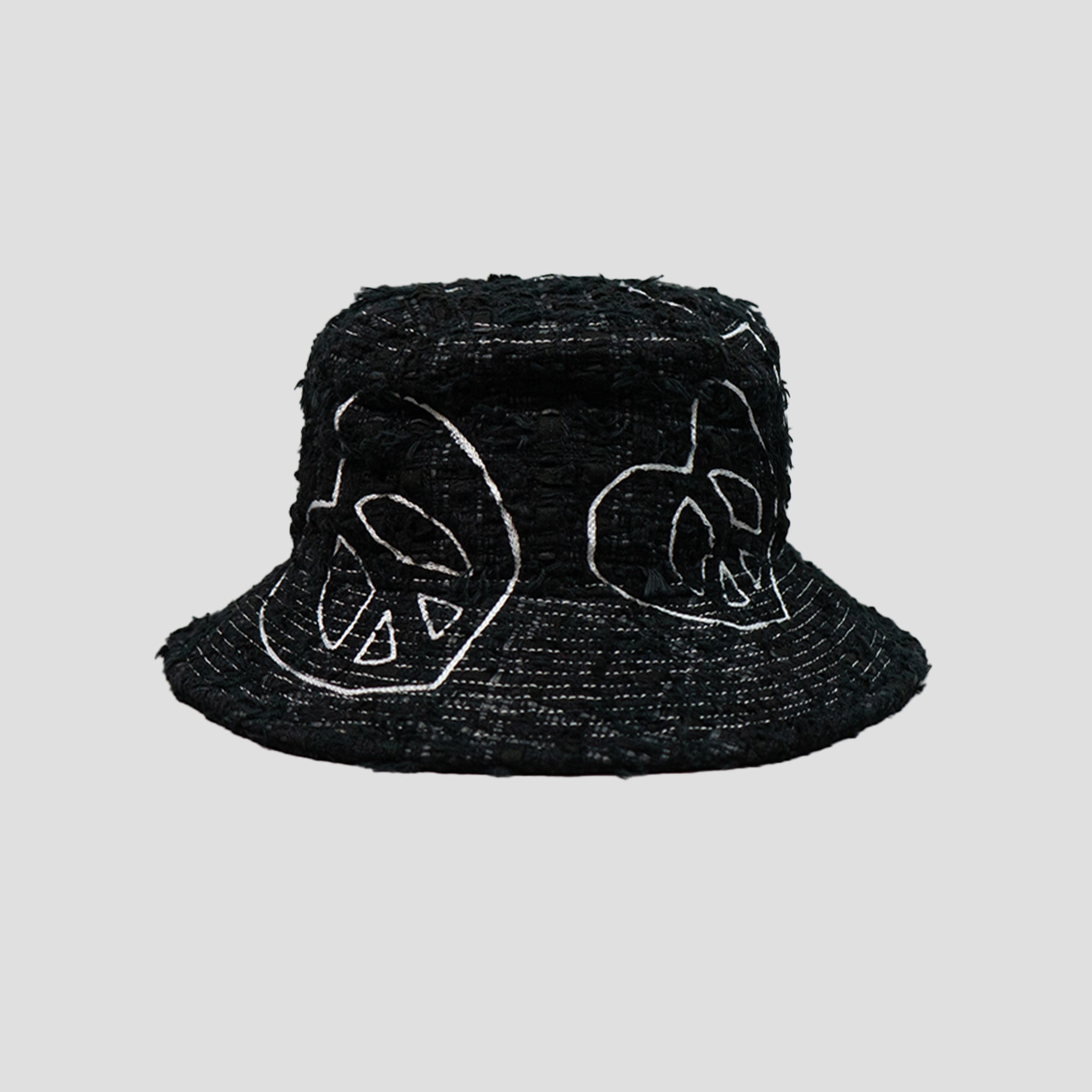 TWEED BUCKET HAT - 1