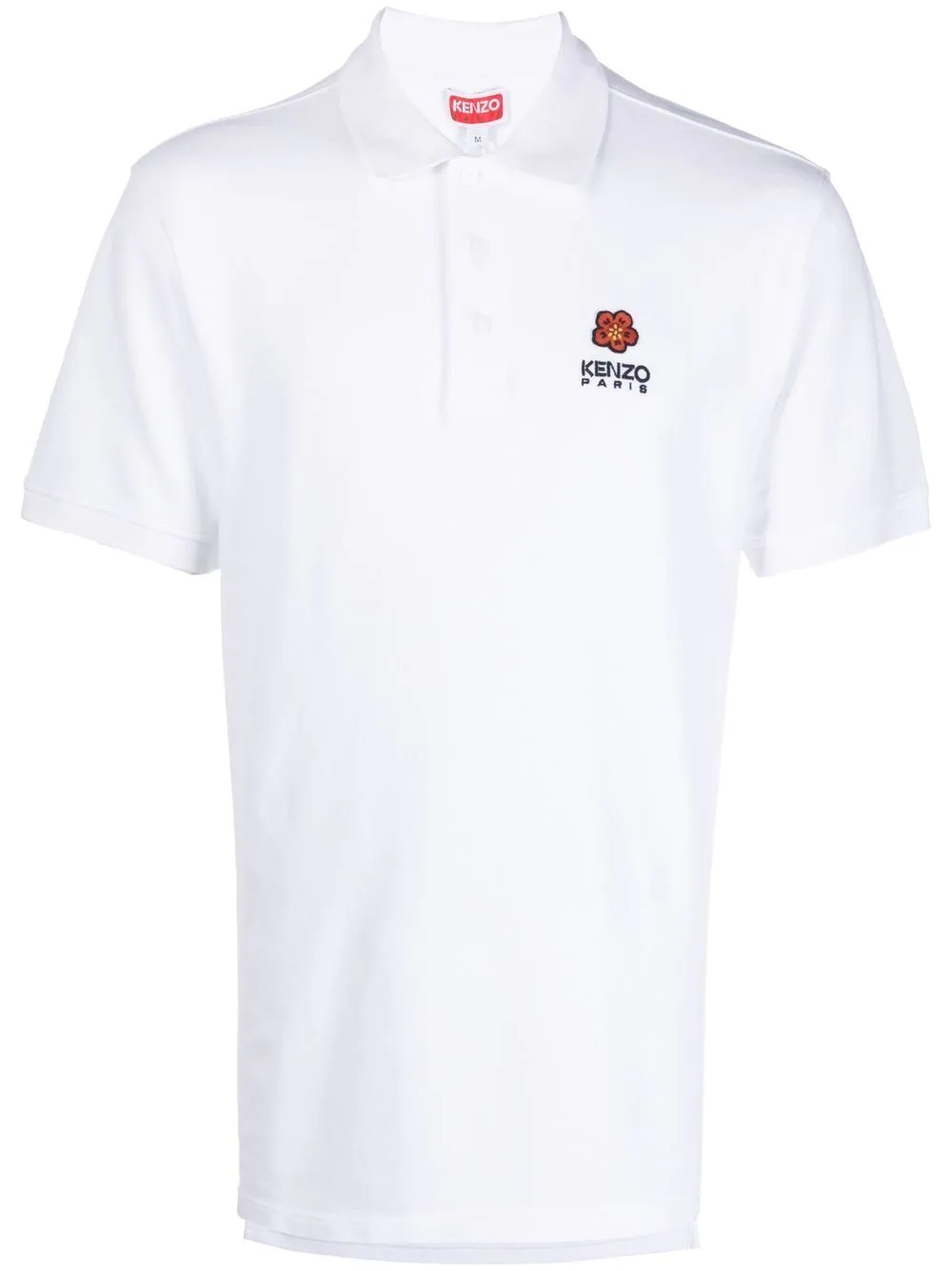 Boky Flower embroidered polo shirt - 1