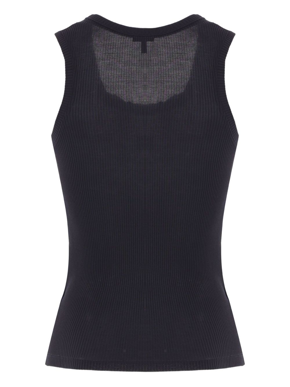 fine-ribbed top - 2