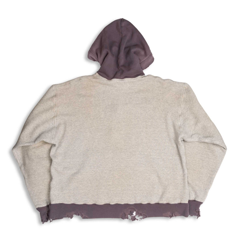 FULLCOUNT Full Count Double Face Hooded Sweatshirt VF Grey/Egg outlook