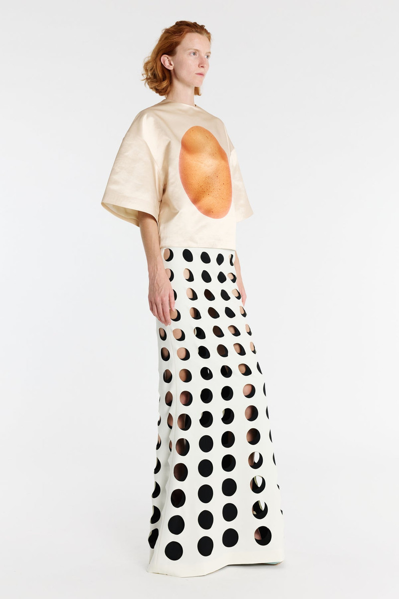 A.W.A.K.E. MODE BOILED EGG SATIN TOP PEACH outlook