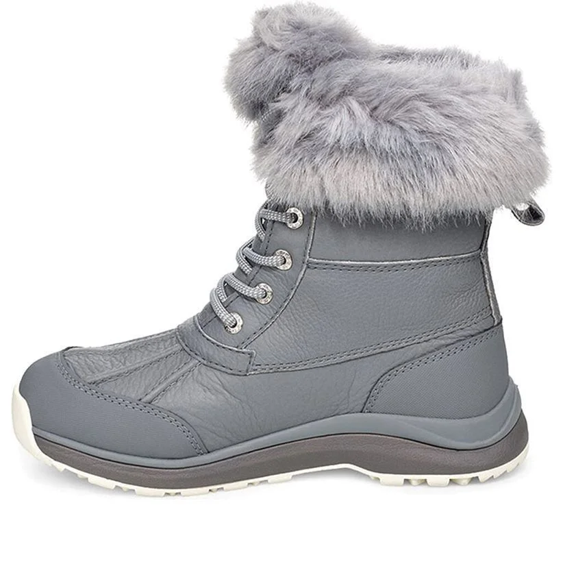 (WMNS) UGG Adirondack Boot III Fluff Fleece Lined Blue Gray 1103849-GYS - 1
