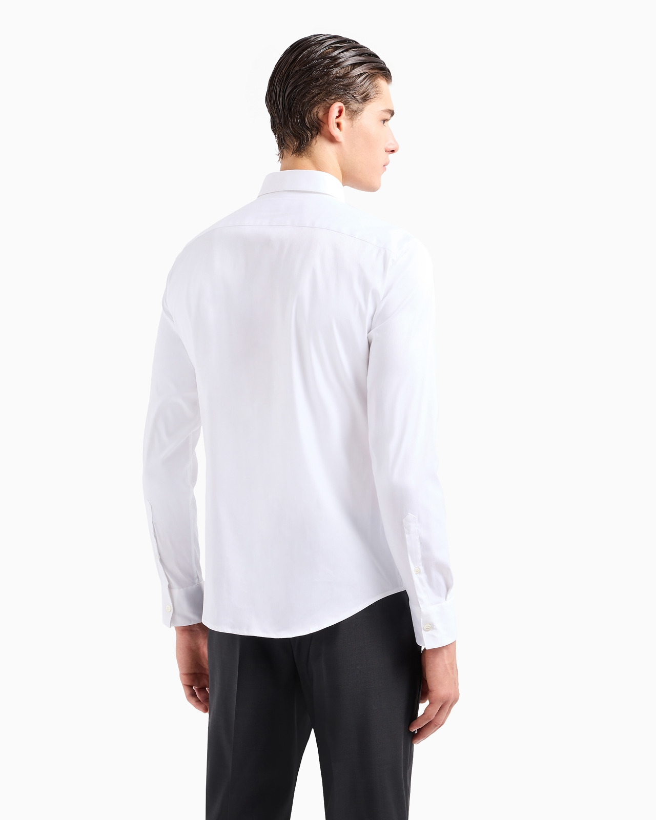 Lightweight comfortable satin slim-fit shirt - 3