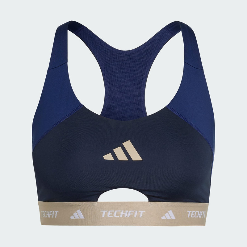 TECHFIT Workout Color Block Medium Support Bra 1