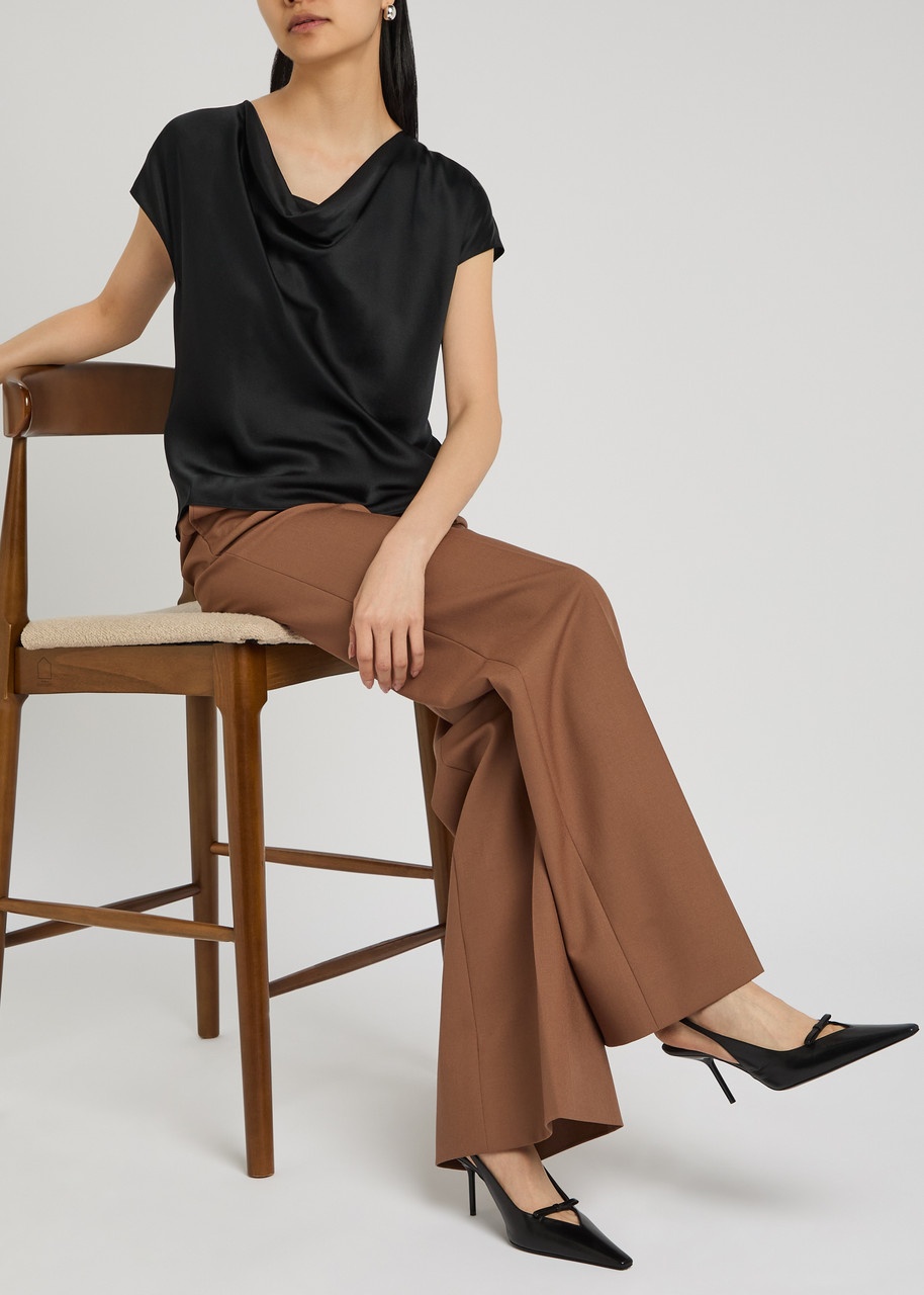 Victoria Beckham 75 Leather Slingback Pumps - 5