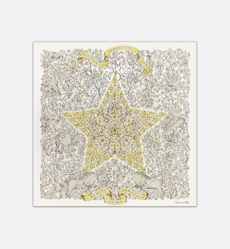 Dior Around the World 90 Square Scarf 1