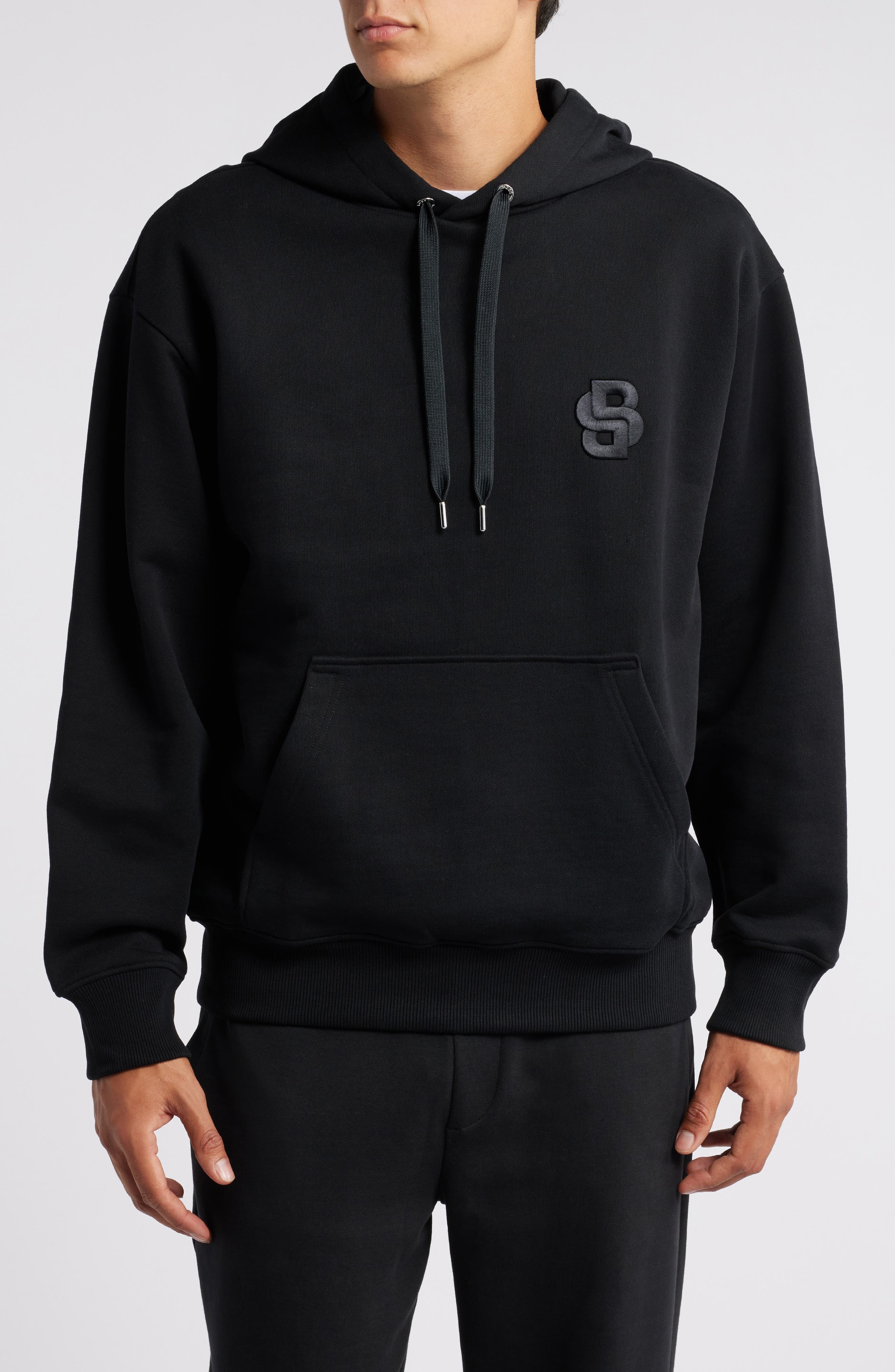 BOSS C-Sullivan Logo Hoodie in Black at Nordstrom - 1