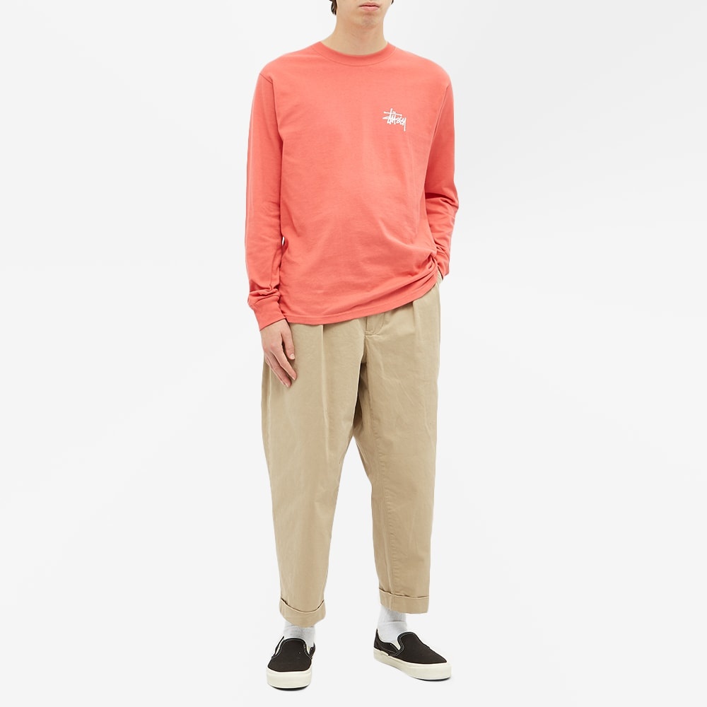 Stussy Long Sleeve Basic Tee - 6