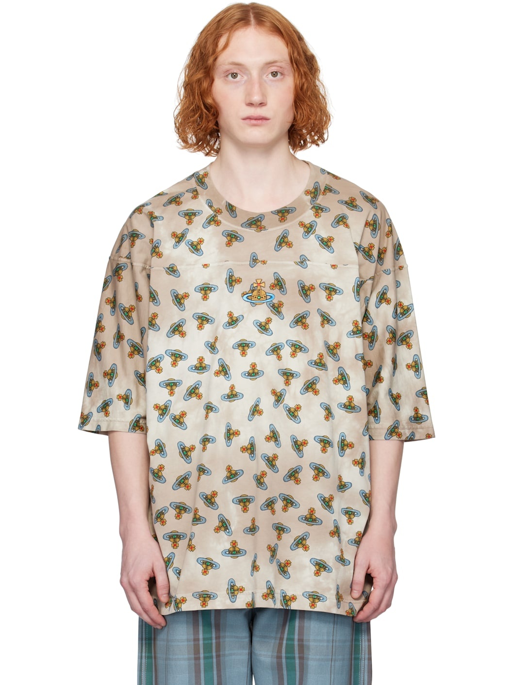 Beige Overdye Orb Rescue T-shirt - 1