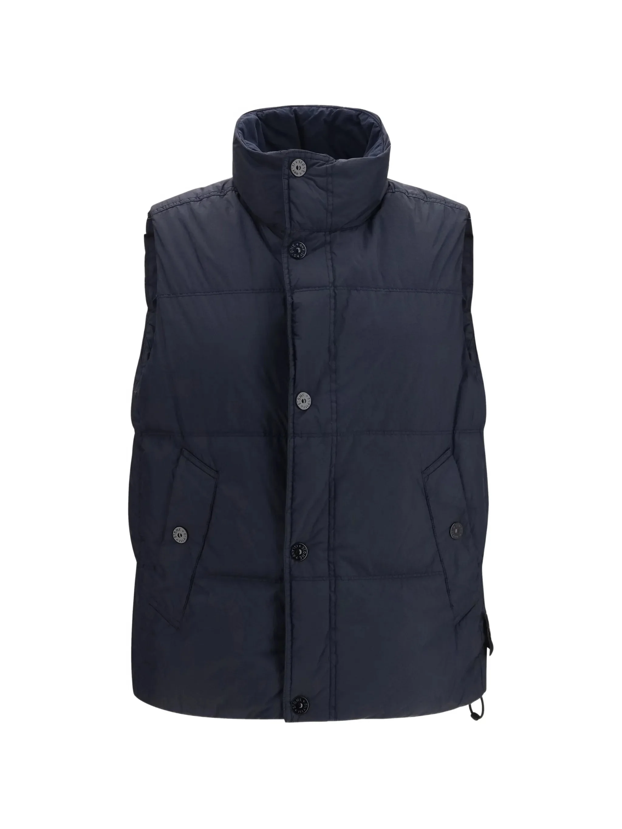 Stone Island Crinkle Reps NY Padded Vest - 1