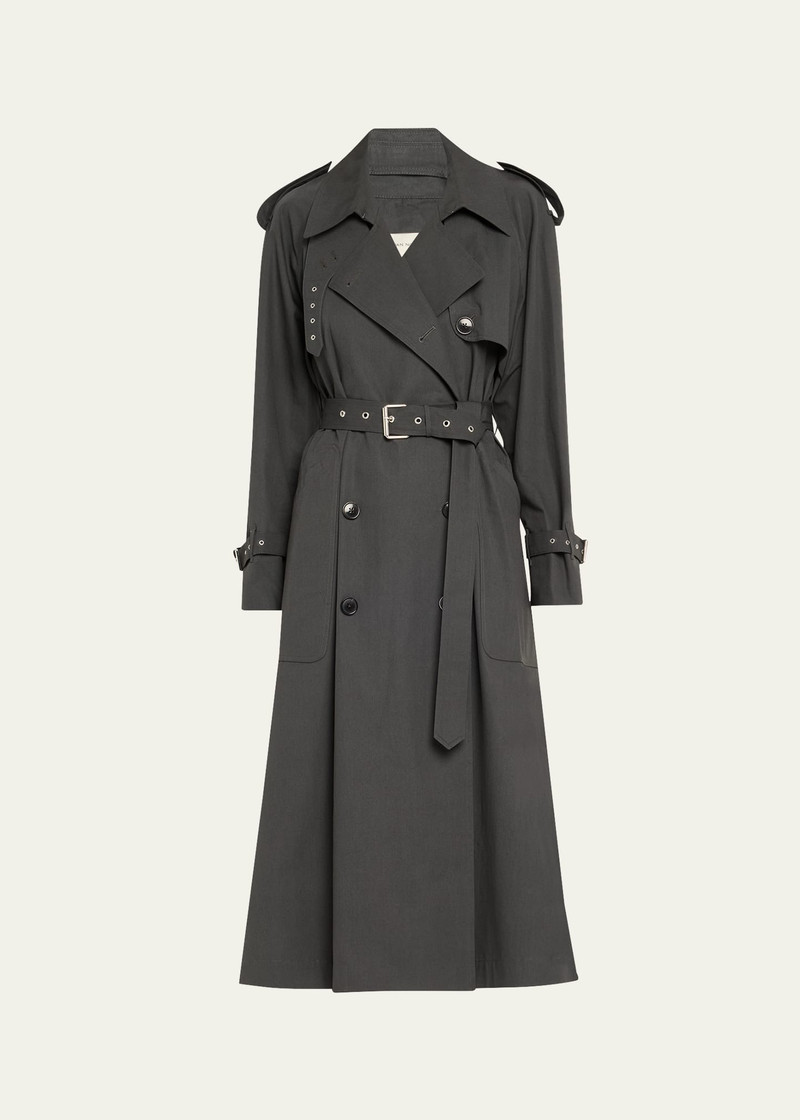 Risto Cotton Belted Trench Coat - 1