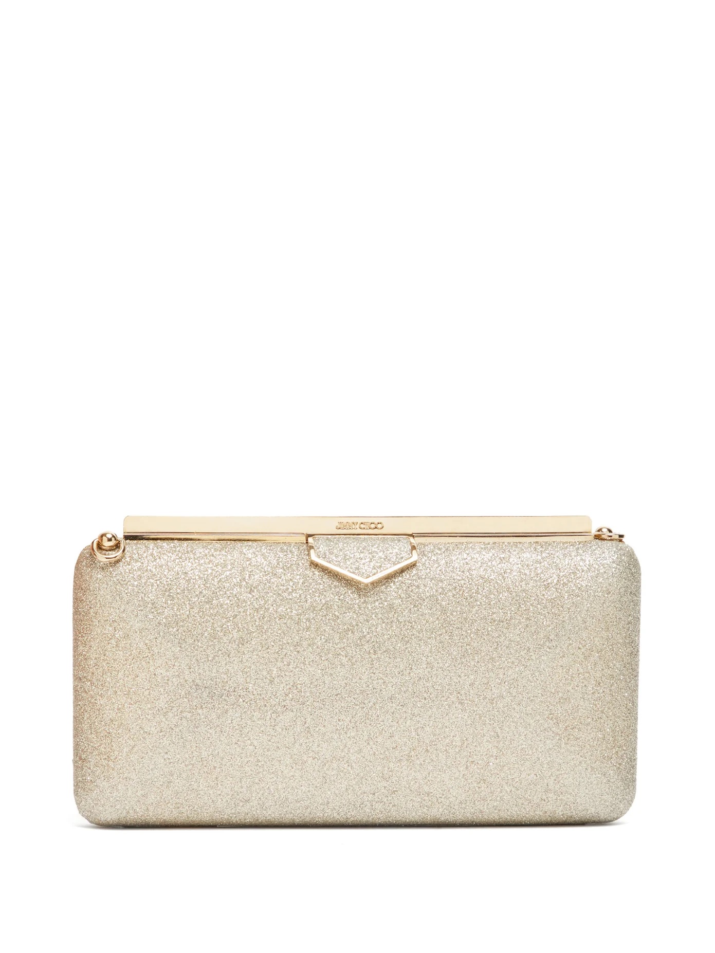 Ellipse glittered clutch - 1