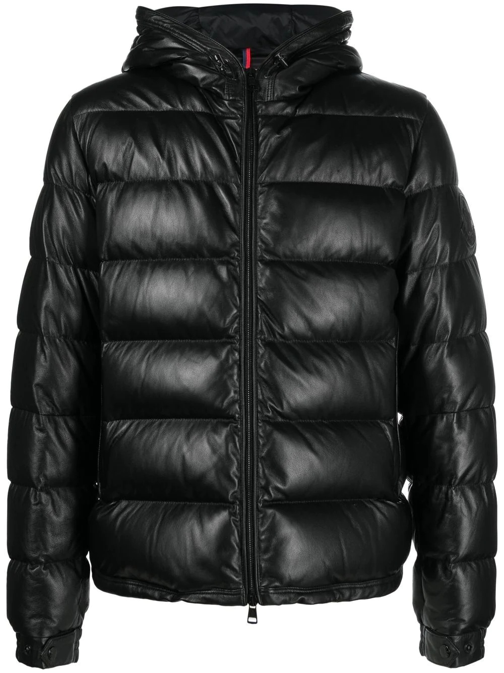 hooded zip-up padded jacket - 1