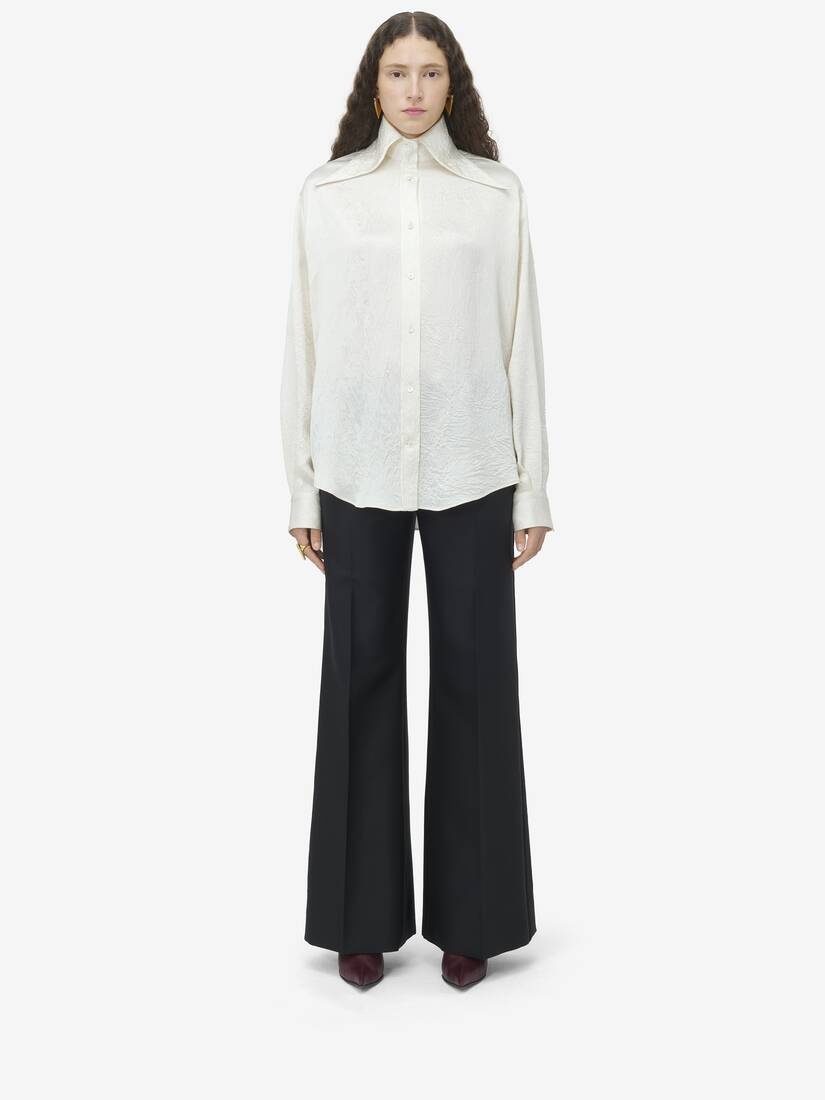 Exaggerated Collar Shirt - 3
