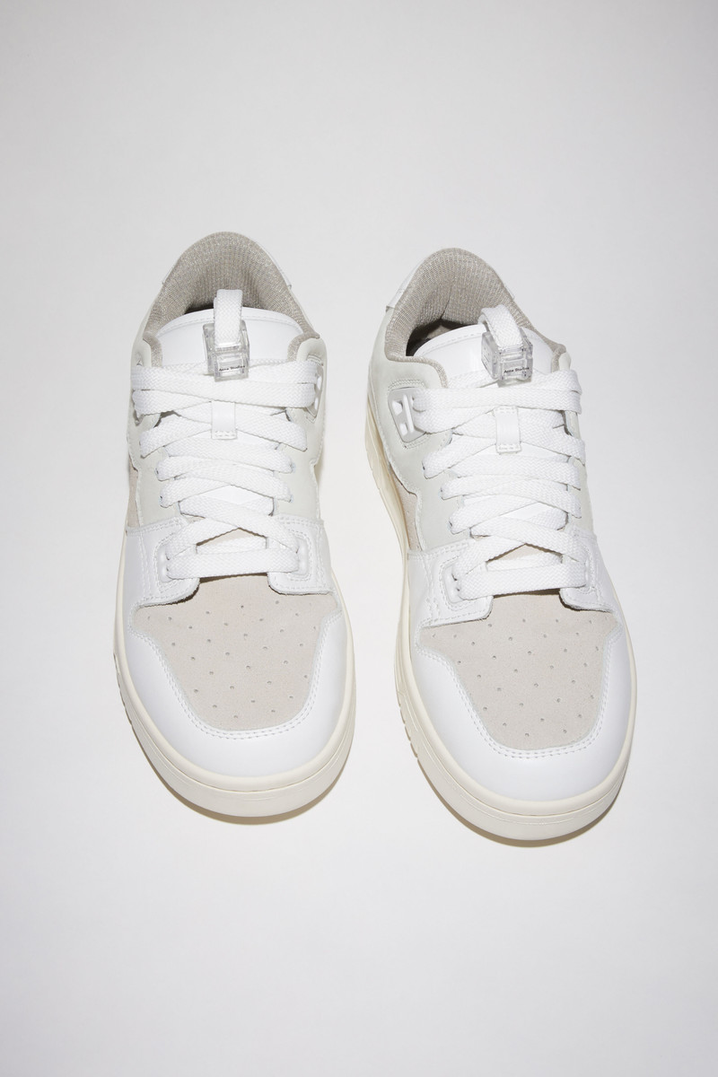 Low top leather sneakers - White/Off White 3