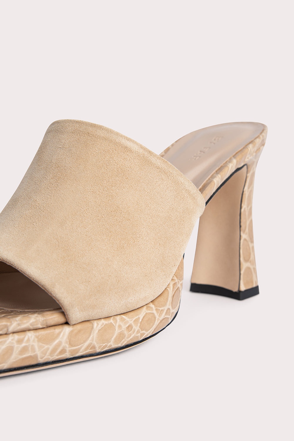 Beliz Kraft Croco and Suede Leather - 6