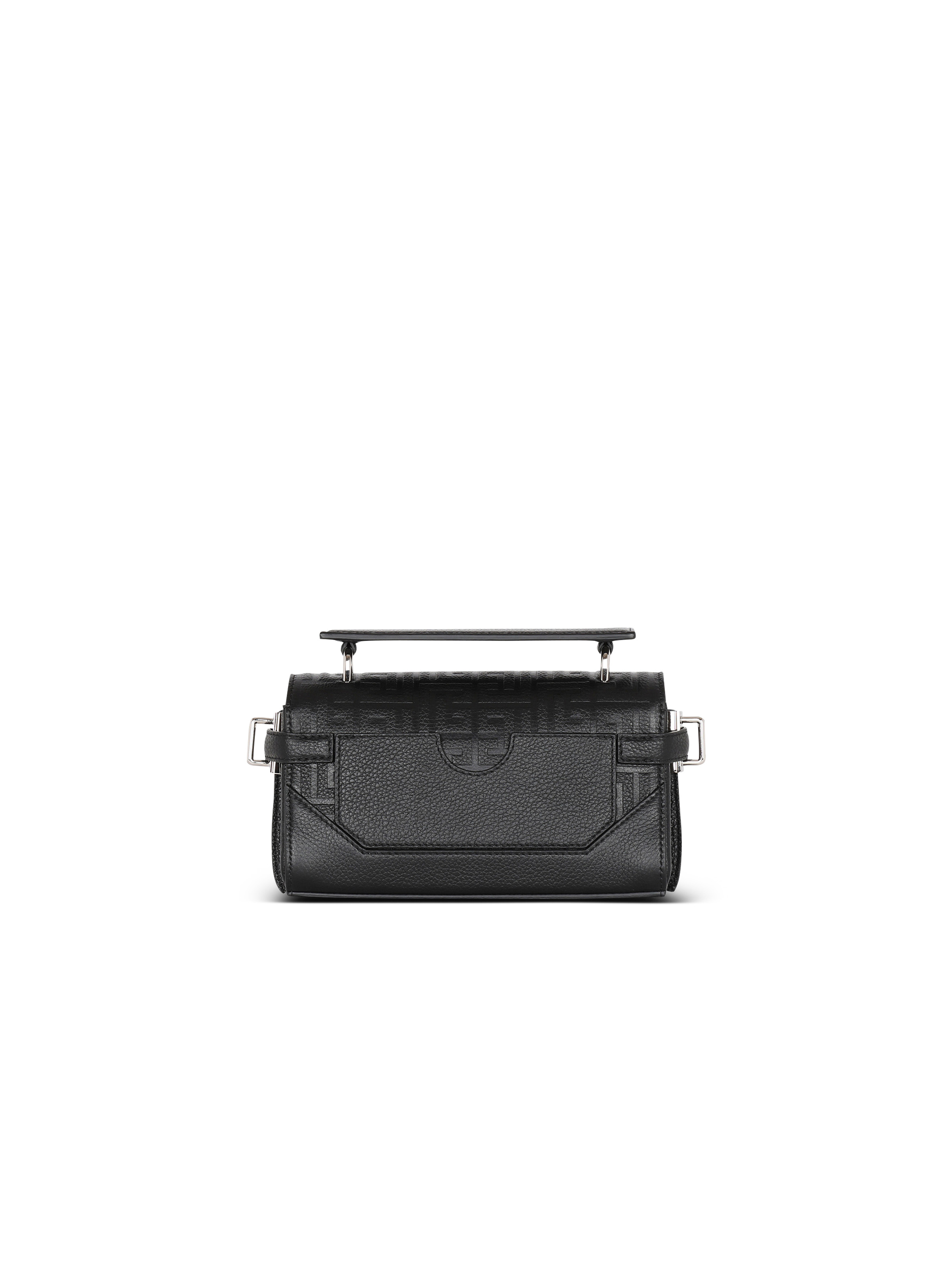 B-Buzz 19 monogrammed canvas and leather bag - 4