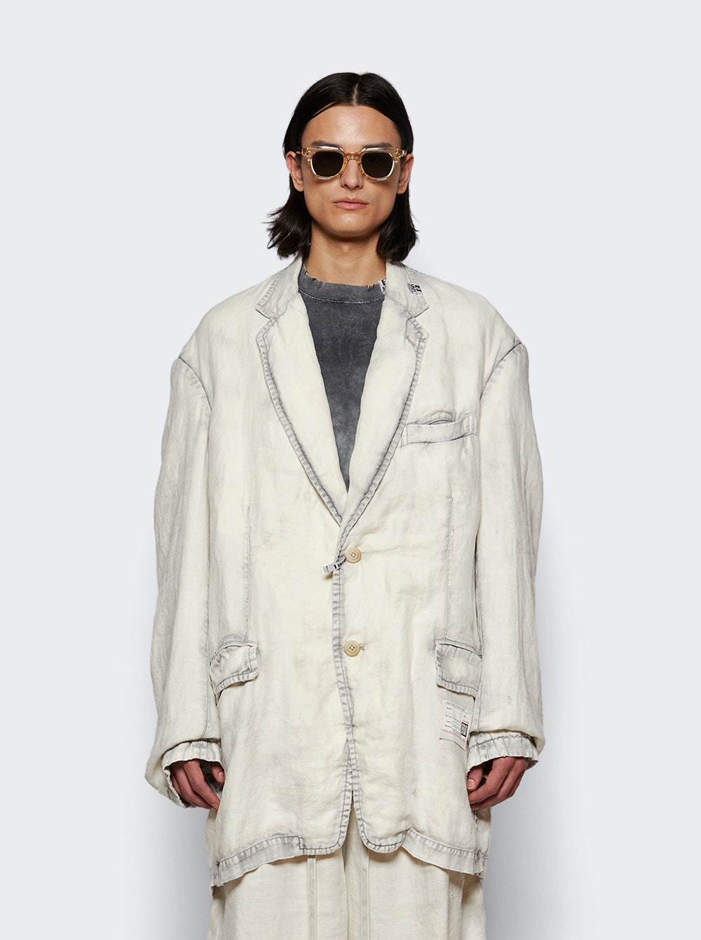 Aged Jacket Light Grey - 2
