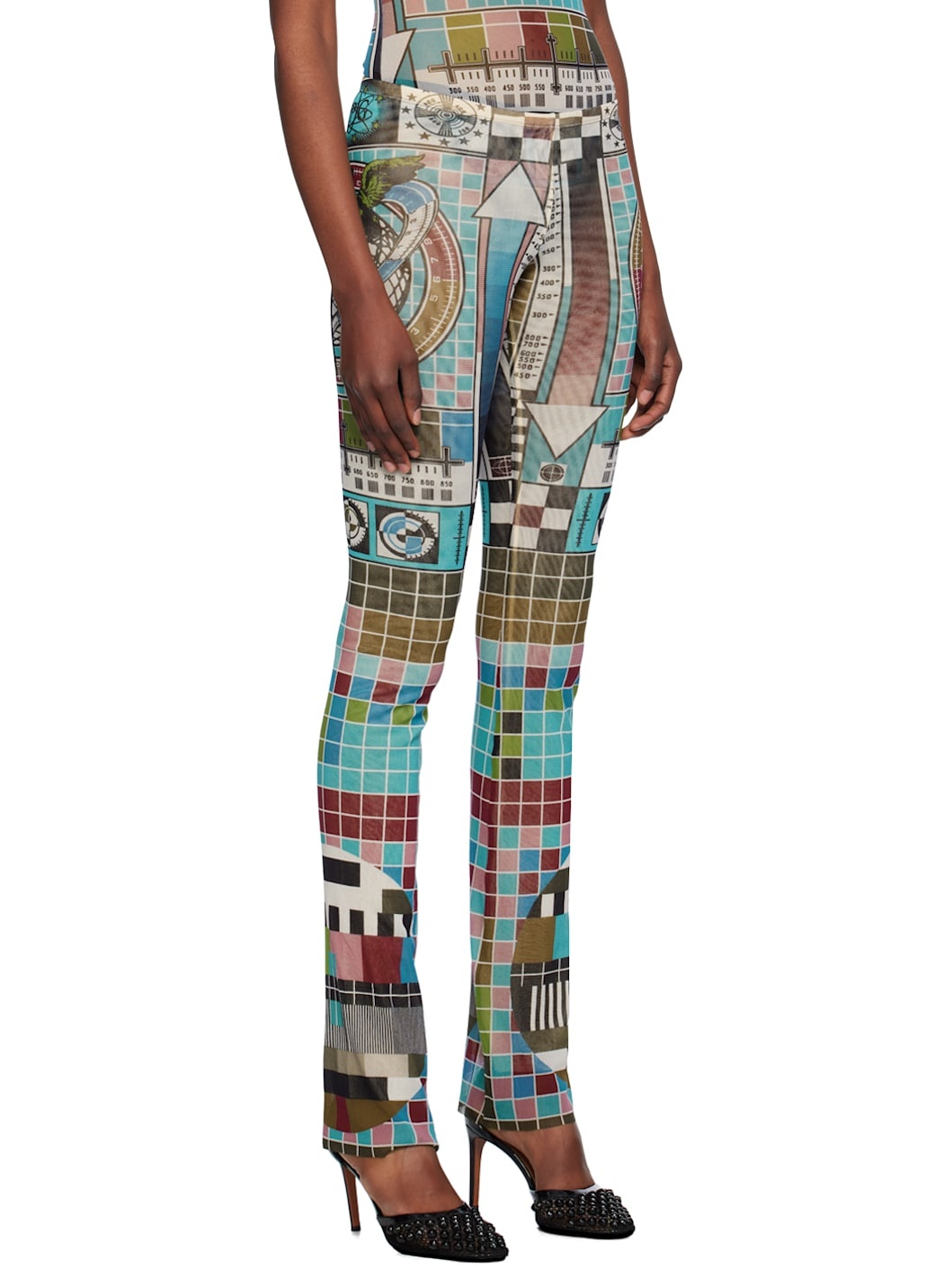 Multicolor Printed Mire Lounge Pants - 2