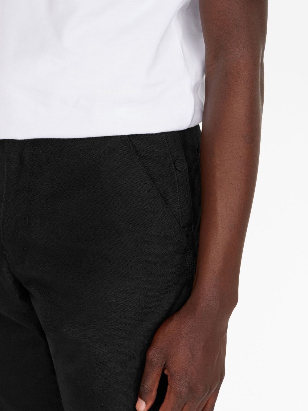 straight-leg chino trousers - 5