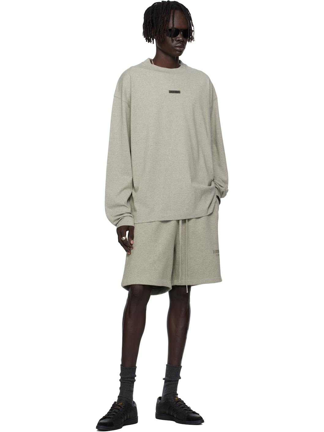 Gray Classic Fit Long Sleeve T-shirt - 4