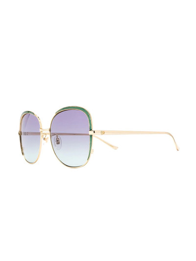 GUCCI oversized frame sunglasses outlook