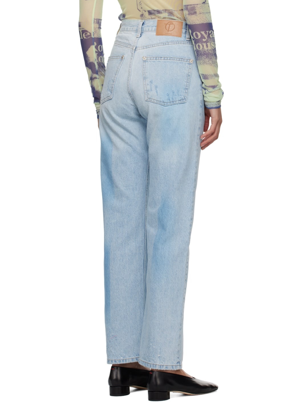 Blue Shaded Jeans - 3