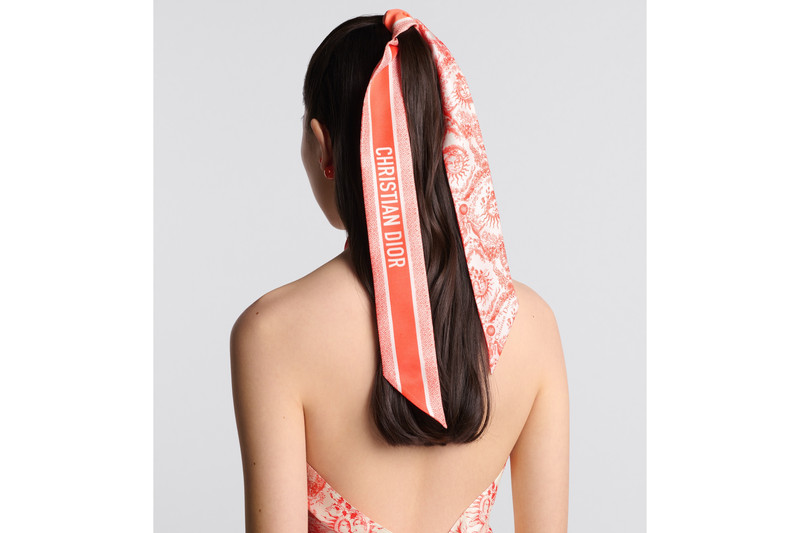 Dior Dioriviera Toile de Jouy Soleil Mitzah Scarf outlook