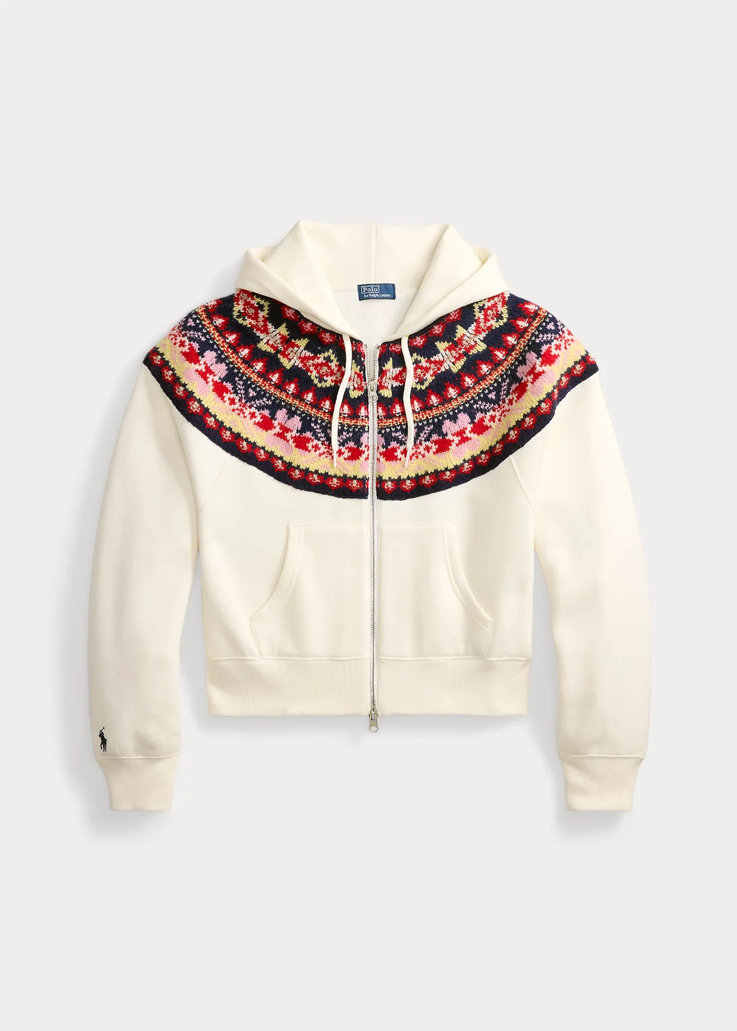Geo-Yoke Fleece Full-Zip Hoodie - 1