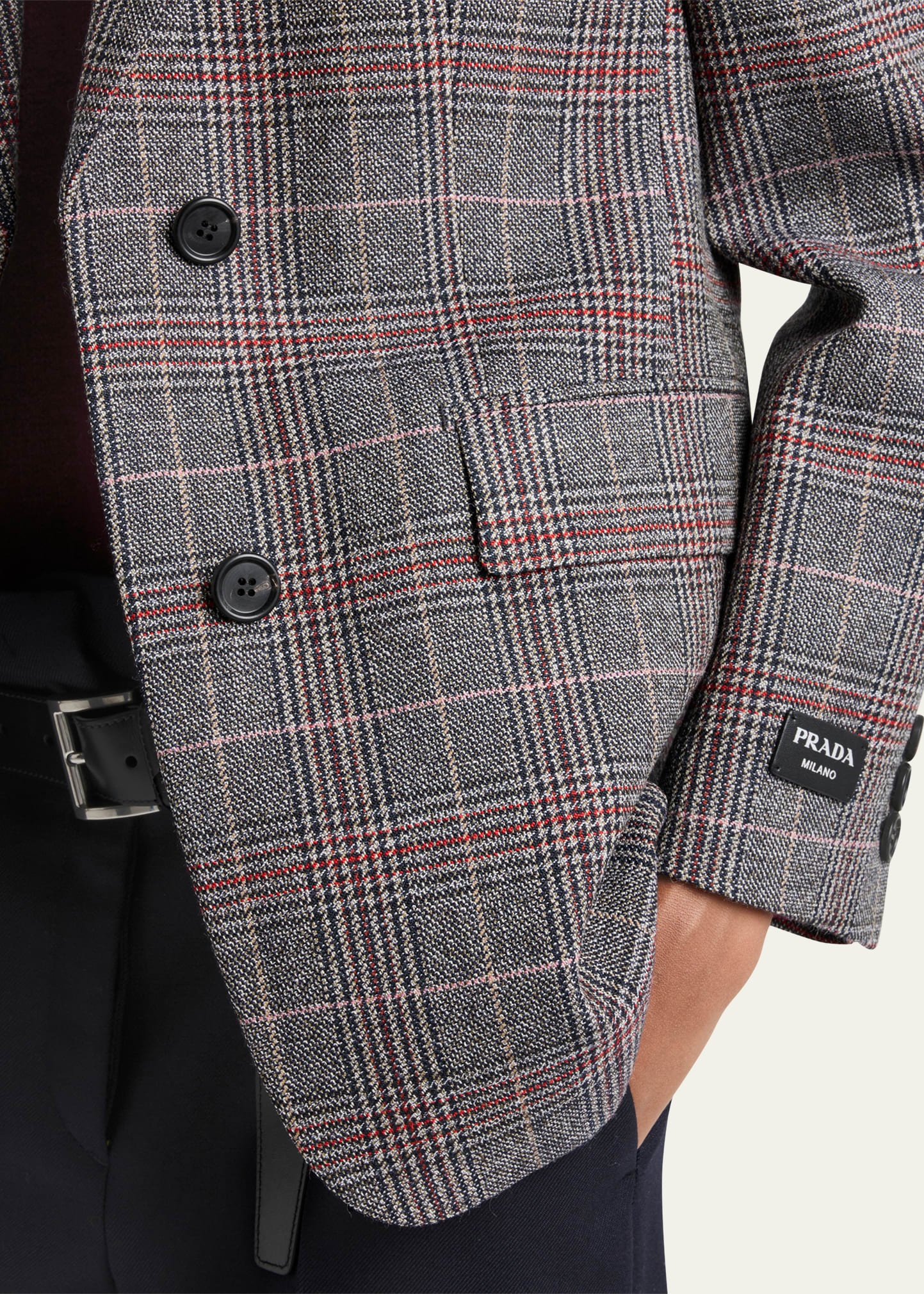 Prince of Wales Wool Blazer - 5