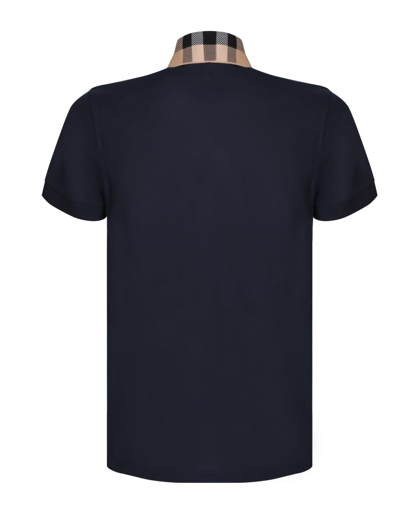 'cody' Navy Cotton Polo Shirt - 2